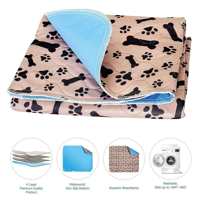 ZK30 Washable Pee Pads for Dogs Large Reusable Puppy Pet Training