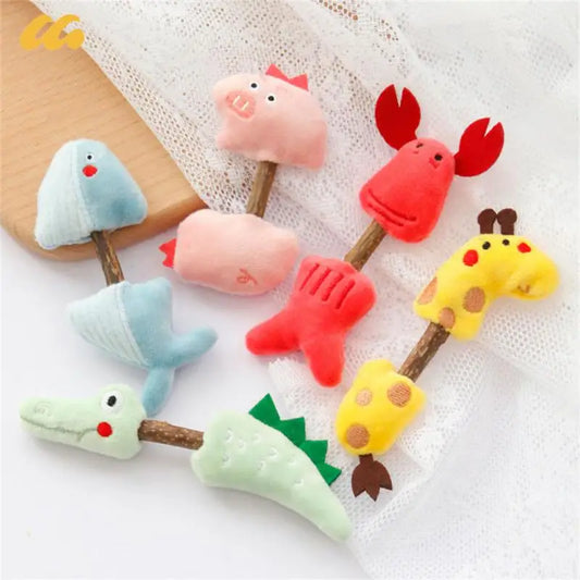 1pcs Pets Cat Toys Molar Stick Catnip Cat Zihi Toy Tooth Cleaning Doll