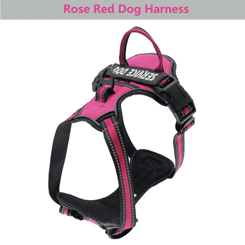 New Reflective Dog Harness Leash Adjustable Mesh Pet Collar Chest