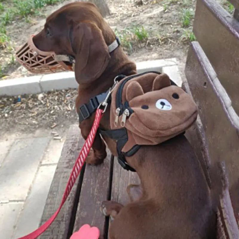 Large-capacity Dog Backpack For Small Medium Dogs Bag Cute Chihuahua