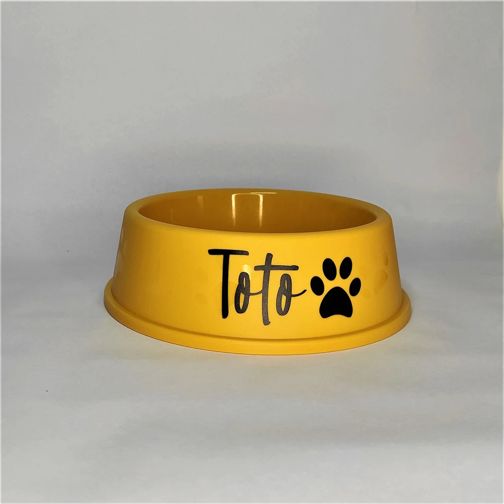 Personalized Printed Dog Food Bowl Plastic Dog Bowl Custom Food &