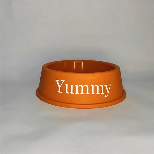 Personalized Printed Dog Food Bowl Plastic Dog Bowl Custom Food &