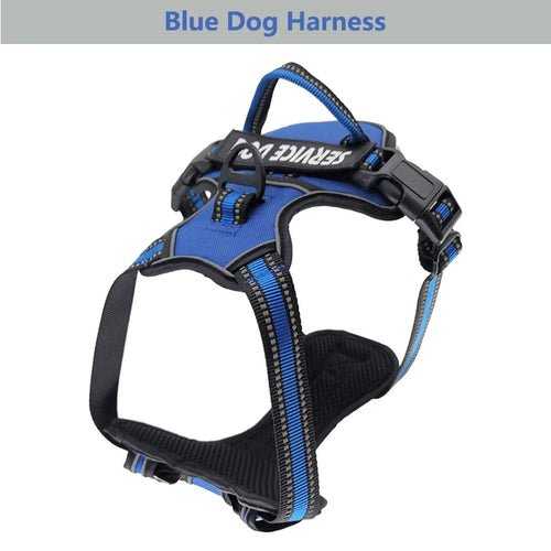 New Reflective Dog Harness Leash Adjustable Mesh Pet Collar Chest