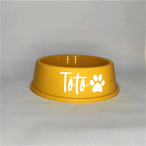 Personalized Printed Dog Food Bowl Plastic Dog Bowl Custom Food &