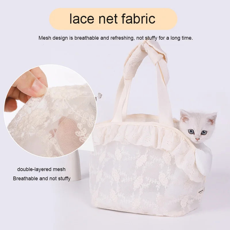 Pet Carrier Bag for Cat Small Dog Backpack Travel Car Seat Transport