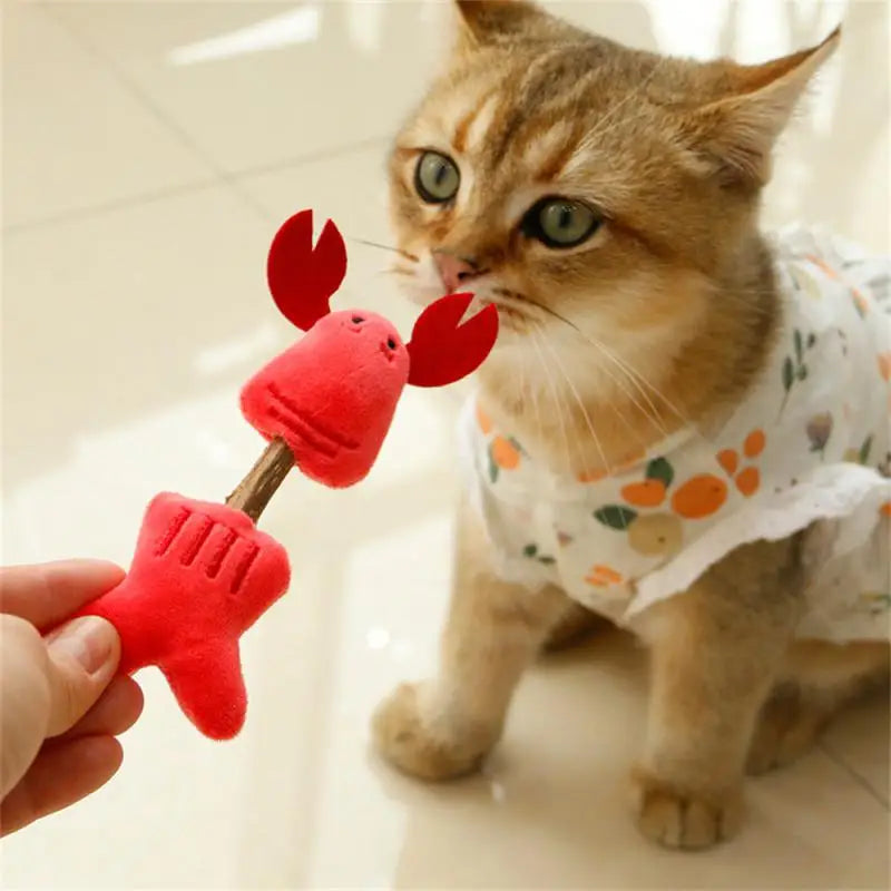 1pcs Pets Cat Toys Molar Stick Catnip Cat Zihi Toy Tooth Cleaning Doll