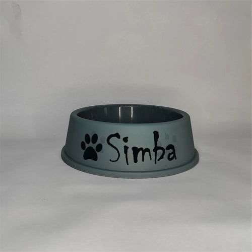 Personalized Printed Dog Food Bowl Plastic Dog Bowl Custom Food &